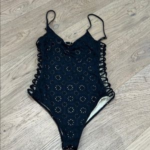 Amuse Medium black one piece swimsuit